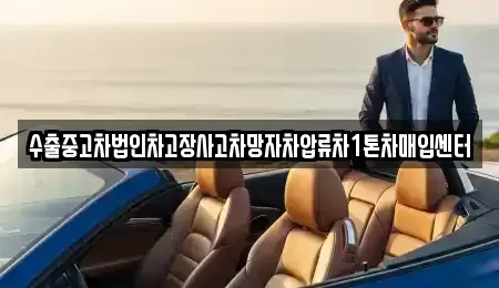 서울 성북구 성북동 중고차매입 전문 수출중고차법인차고장사고차망자차압류차1톤차매입센터
