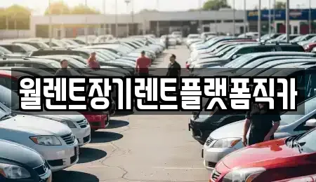 서울 종로구 팔판동 렌트카 전문 월렌트장기렌트플랫폼직카