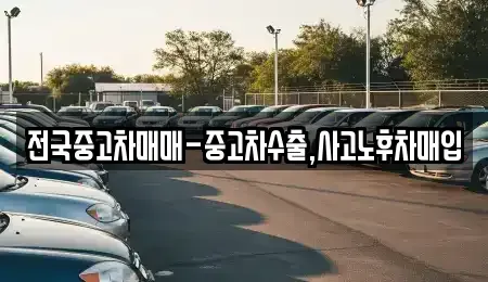 서울 종로구 팔판동 중고차 전문 전국중고차매매-중고차수출,사고노후차매입