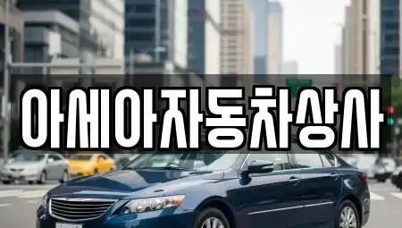 서울특별시 강남구 개포동 중고차 전문 아세아자동차상사