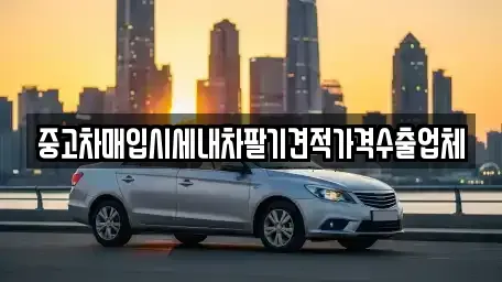 서울특별시 강남구 개포동 중고차매입 전문 중고차매입시세내차팔기견적가격수출업체