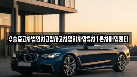 서울특별시 광진구 광장동 중고차매입 전문 수출중고차법인차고장사고차망자차압류차1톤차매입센터