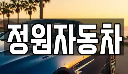 서울특별시 마포구 도화동 중고차 전문 정원자동차