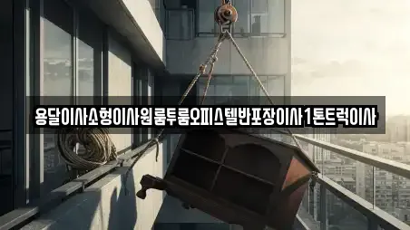 용달이사소형이사원룸투룸오피스텔반포장이사1톤트럭이사