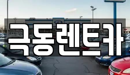 울산 남구 용잠동 렌트카 전문 극동렌트카