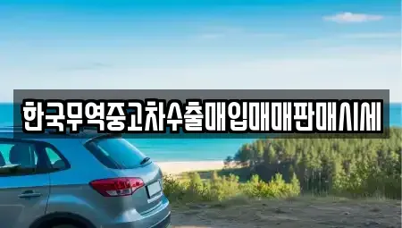 인천 계양구 병방동 중고차매입 전문 한국무역중고차수출매입매매판매시세