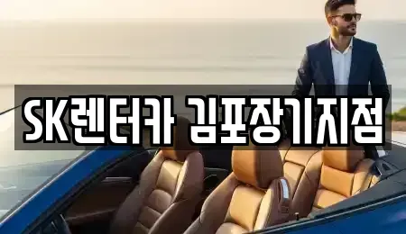 인천광역시 서구 대곡동 렌트카 전문 SK렌터카 김포장기지점