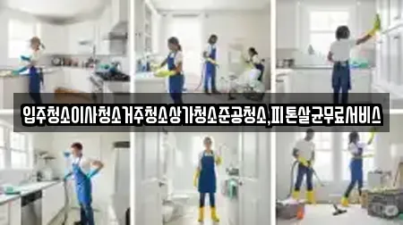 광주 북구 덕의동 입주청소 평점 7