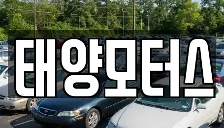 전남 구례군 용방면 중고차 전문 태양모터스