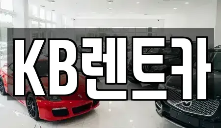 전남 목포시 경동1가 렌트카 전문 KB렌트카