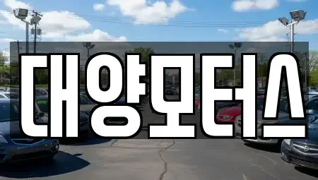 전남 목포시 경동1가 중고차매매 전문 대양모터스