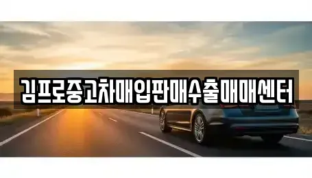 전남 목포시 만호동 중고차매입 전문 김프로중고차매입판매수출매매센터