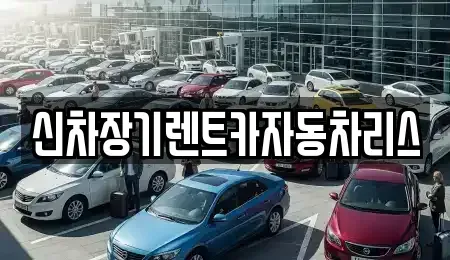 전남 순천시 조례동 장기렌트카 전문 신차장기렌트카자동차리스