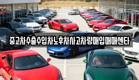 전남 순천시 조례동 중고차매입 전문 중고차수출수입차노후차사고차량매입매매센타