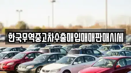 전남 여수시 여천동 중고차 전문 한국무역중고차수출매입매매판매시세