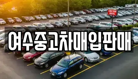 전남 여수시 여천동 중고차매입 전문 여수중고차매입판매