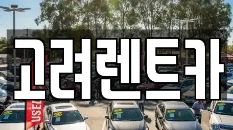 전남 여수시 화정면 렌트카 전문 고려렌트카
