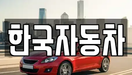 전남 여수시 화정면 렌트카 전문 한국자동차