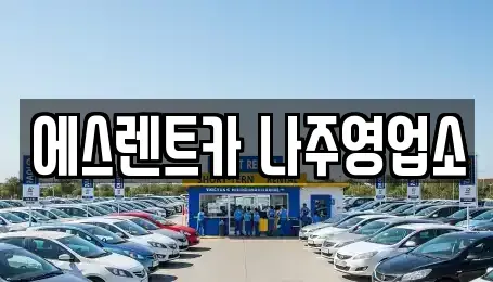 전라남도 나주시 남외동 렌트카 전문 에스렌트카 나주영업소