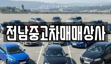 전라남도 목포시 축복동1가 중고차매매 전문 전남중고차매매상사