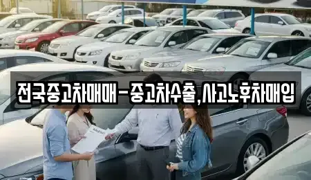 전라남도 목포시 축복동1가 중고차매입 전문 전국중고차매매-중고차수출,사고노후차매입