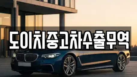 전라남도 목포시 항동 중고차매매 전문 도이치중고차수출무역