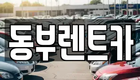 전라남도 해남군 해남읍 렌트카 전문 동부렌트카