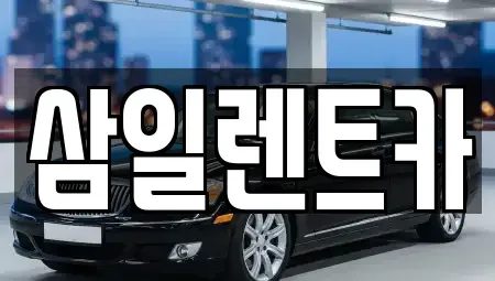 전라남도 해남군 해남읍 렌트카 전문 삼일렌트카
