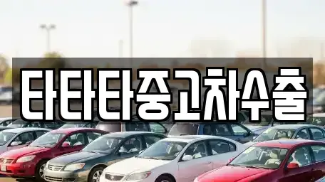 충남 아산시 둔포면 중고차매매 전문 타타타중고차수출