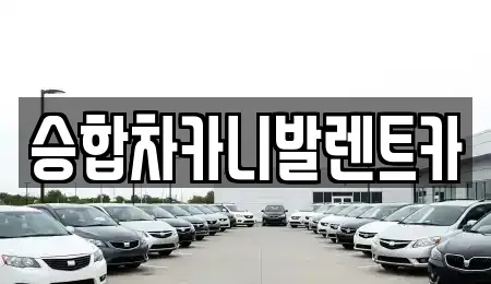 충북 옥천군 군서면 렌트카 전문 승합차카니발렌트카