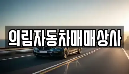 충북 제천시 명지동 중고차 전문 의림자동차매매상사