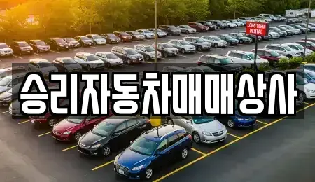 충북 제천시 모산동 중고차 전문 승리자동차매매상사
