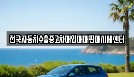 충북 제천시 모산동 중고차매입 전문 전국자동차수출중고차매입매매판매시세센터