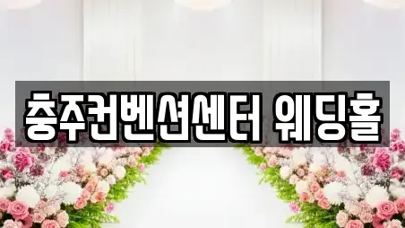 충주컨벤션센터 웨딩홀