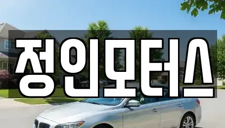 충청북도 청주시 서원구 장성동 중고차매매 전문 정인모터스